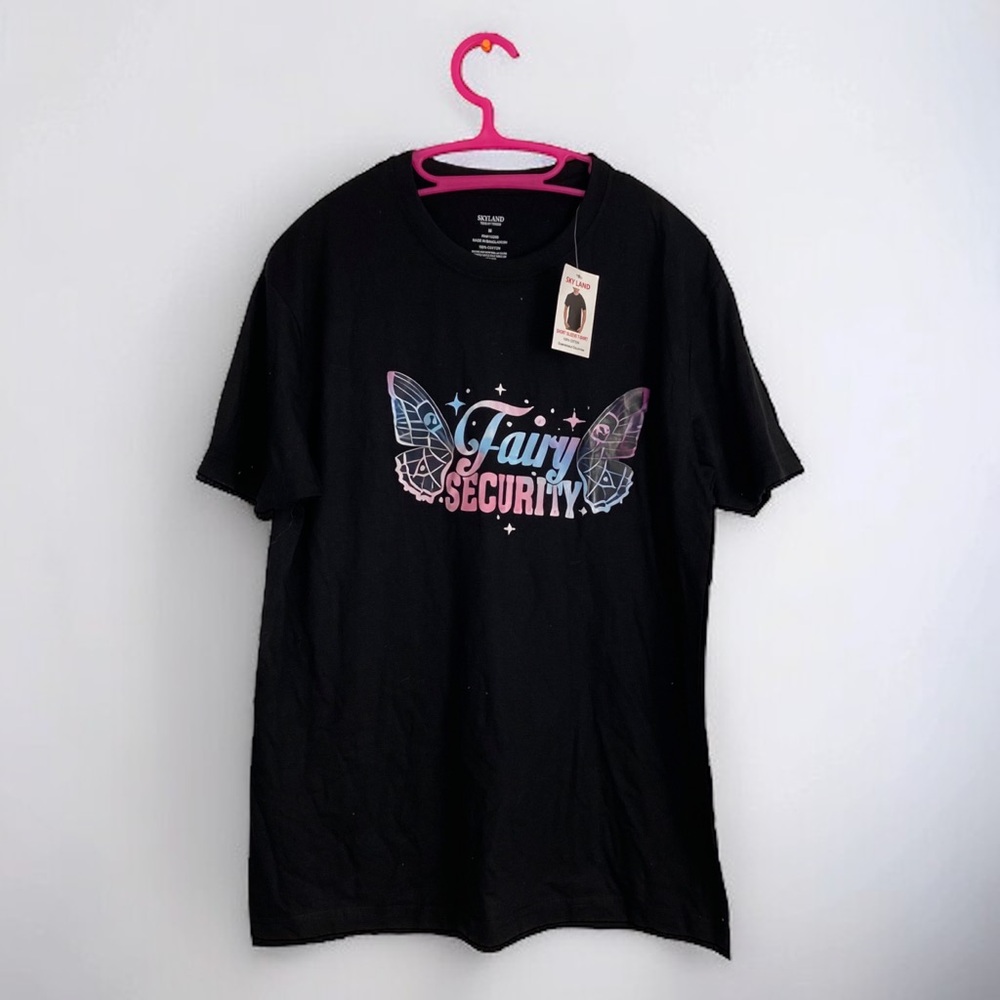 Skyland NWT %100 Cotton Fairy Security T-Shirt Top CC